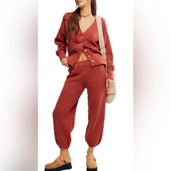 Free People Pants - Hailee Cardi Set